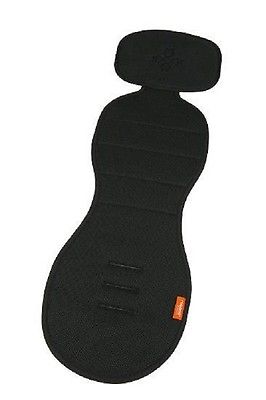 Meeno Babies Cool Mee Car Seat Liner Jet Black One Size Fits Most 1-4 Years