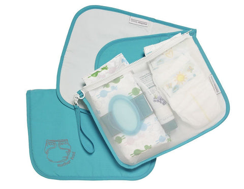 Mother Load Diaper Bag with Changing Pad - Blue