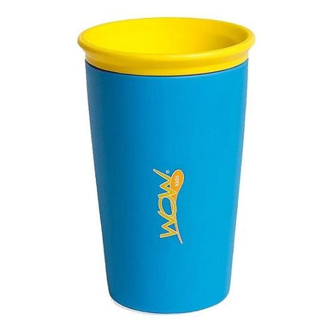 Wow Cup for Kids 360 Spill Free Drinking Cup BPA As Seen on TV Fre Blue 9 Ounce